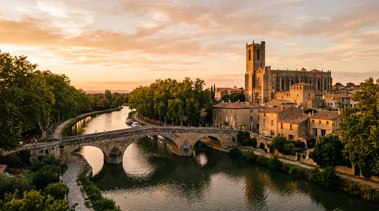 Patrimoine restauré et mis en valeur le long du Canal du Midi