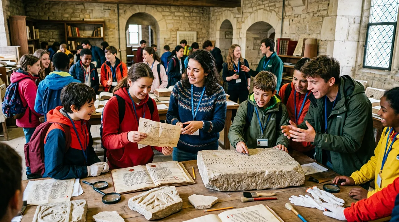 Atelier pédagogique d'initiation historique pour la jeunesse
